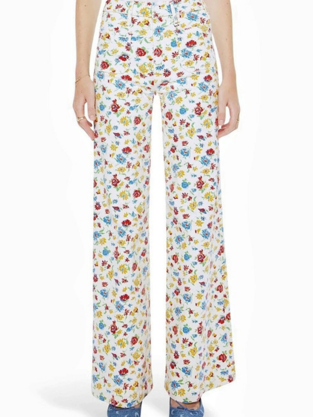 The Hustler Roller Patch Pocket Wide Leg Jeans